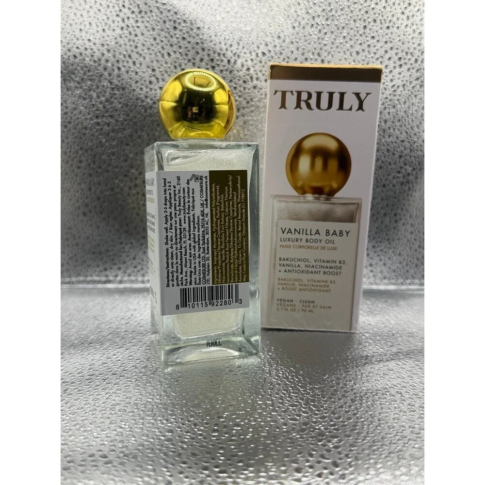 Truly Vanilla Baby Luxury Body Oil NIB